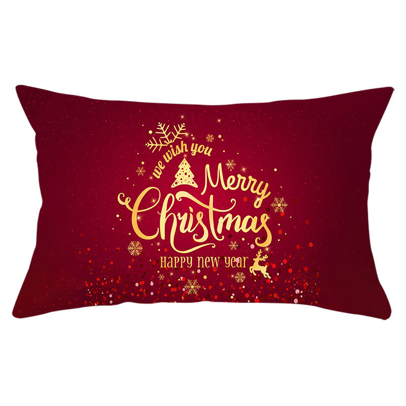 KTX-422163 Peach Skin Velvet Pillowcase, Digital Print, 30cm x 50cm, Single-Sided Design