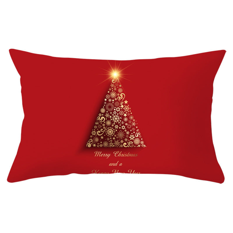 KTX-422163 Peach Skin Velvet Pillowcase, Digital Print, 30cm x 50cm, Single-Sided Design