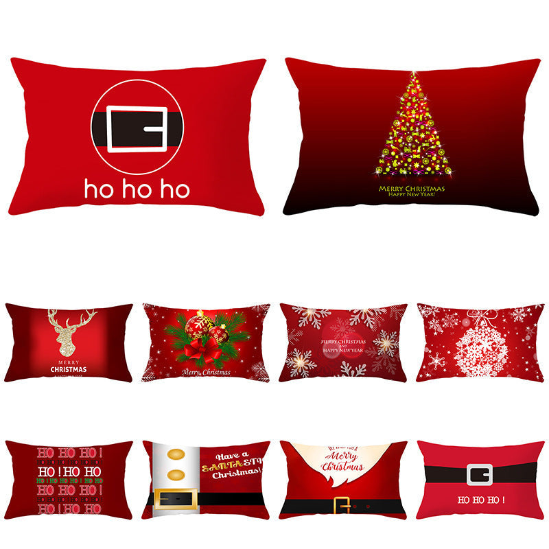 KTX-422163 Peach Skin Velvet Pillowcase, Digital Print, 30cm x 50cm, Single-Sided Design