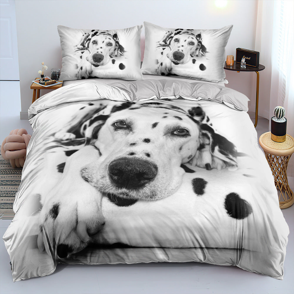 KTX-423635 3D Digital Print Animal Design Bedding Set in Various Sizes