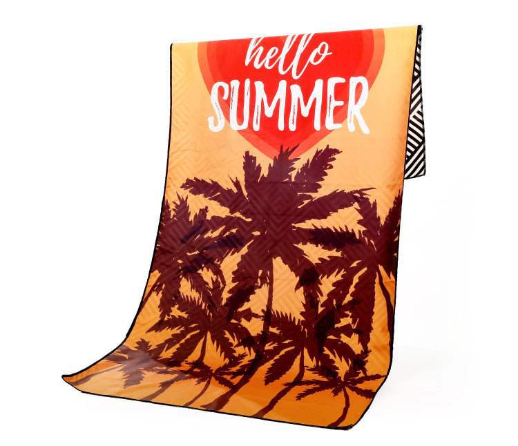 KTX-425363 Superfine Fiber Travel Outdoor Sports Beach Towel - Lightweight 175x75cm, 280g