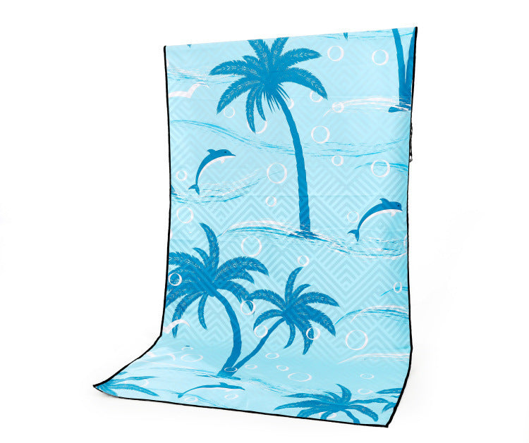 KTX-425363 Superfine Fiber Travel Outdoor Sports Beach Towel - Lightweight 175x75cm, 280g