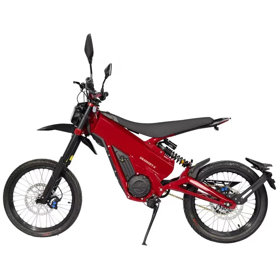 KTX-427475 Powerful 60V 6500W Electric Dirt Bike with Long Range and High Speed, 233NM Torque, Dual Suspension, Off-Road Design
