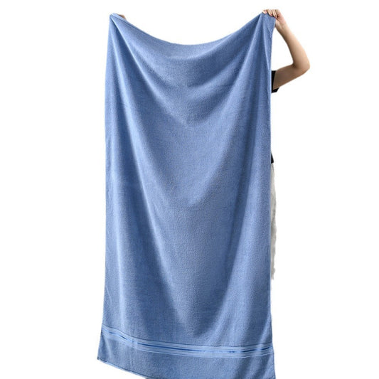 KTX-428499 Portable Solid Color Pure Cotton Towel - 70x140CM in Blue, Coffee, Yellow