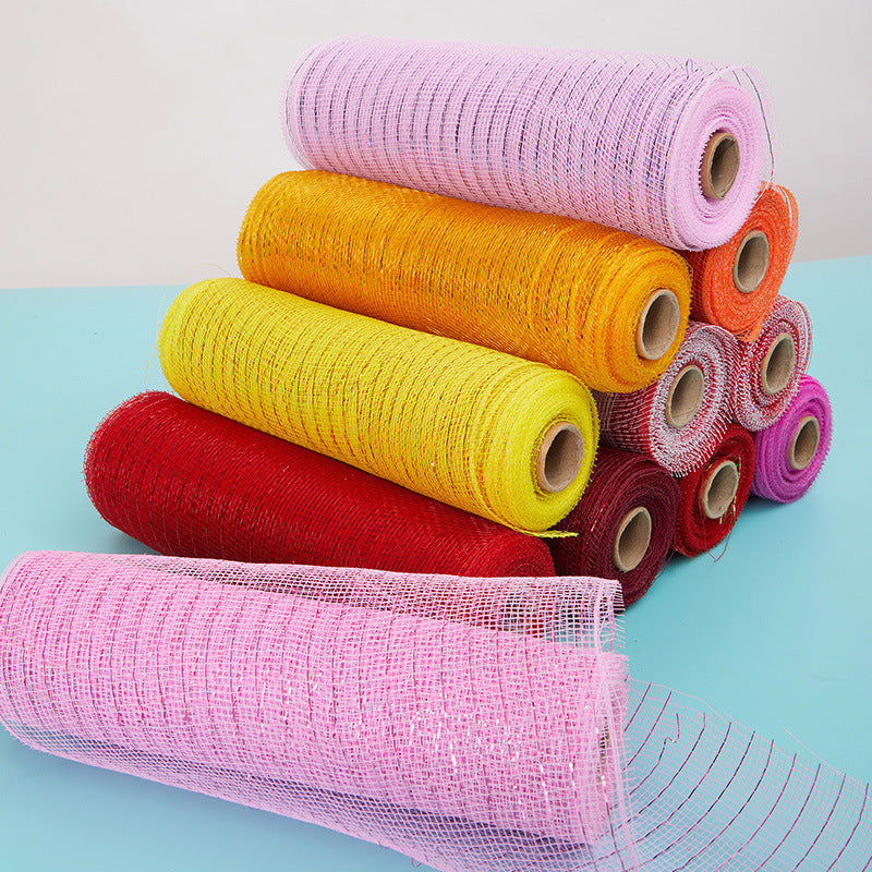 KTX-429011 10 Inch x 10 Yard Polypropylene Mesh Roll for Crafts and Decorations