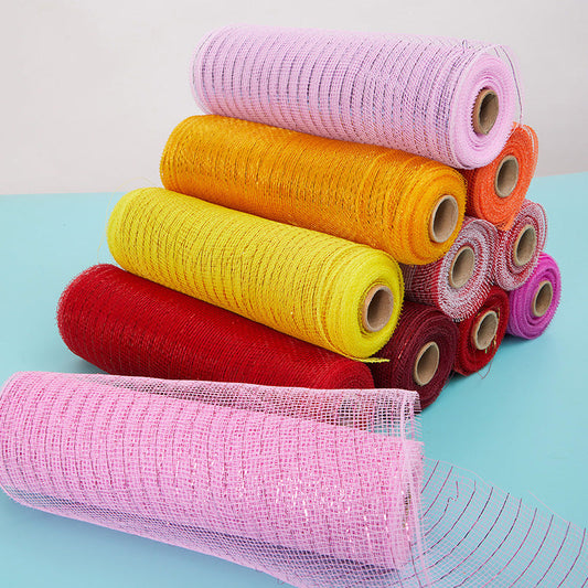 KTX-429011 10 Inch x 10 Yard Polypropylene Mesh Roll for Crafts and Decorations