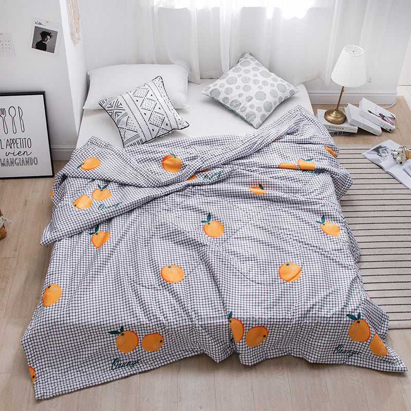 KTX-429075 Tencel Quilted Summer Quilt - Lightweight Cotton & Polyester Fiber Fill