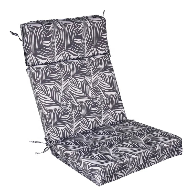 KTX-430739 Outdoor Lounge Reclining Chair Cushion Cover for Balcony and Leisure Use