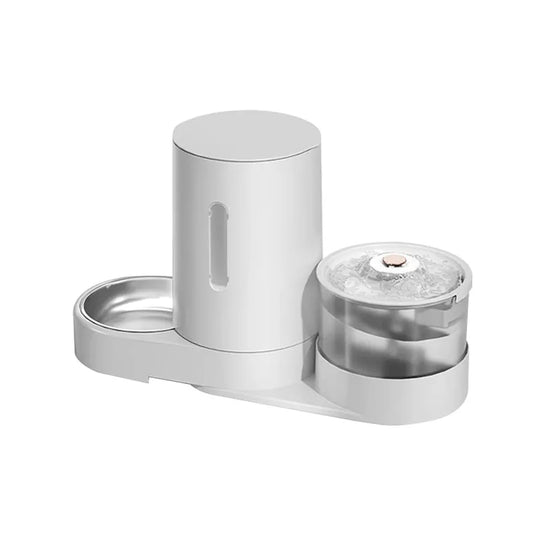 KTX-430995 Automatic Pet Feeder and Water Dispenser with Dry Wet Separation for Dogs and Cats