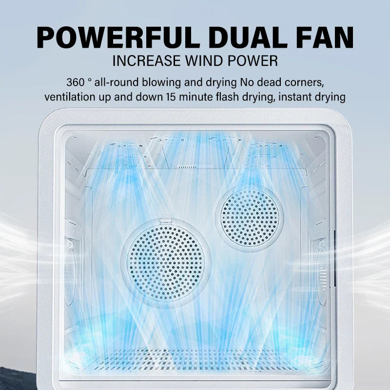 KTX-431635 Automatic Pet Dryer Box with Smart Temperature Control for Small Dogs and Cats, 82L Capacity, Ultra Quiet Design