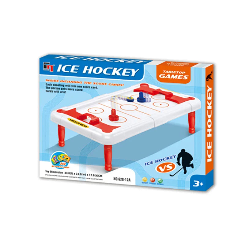 KTX-431635 Indoor Mini Ice Hockey Game Table for Kids - Family Fun Toy for Ages 3 and Up
