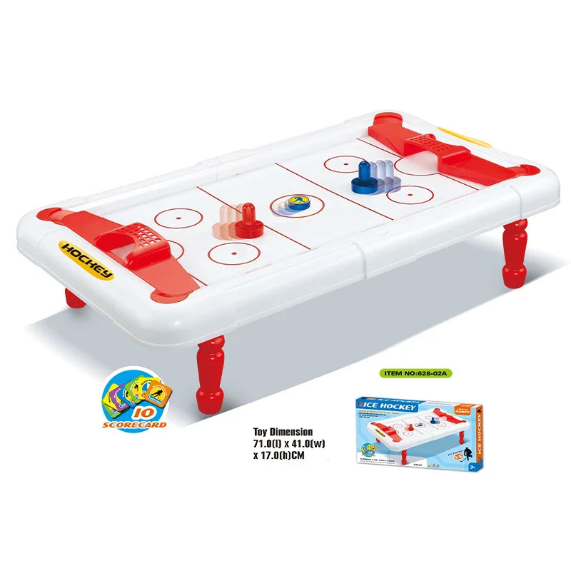 KTX-431635 Indoor Mini Ice Hockey Game Table for Kids - Family Fun Toy for Ages 3 and Up