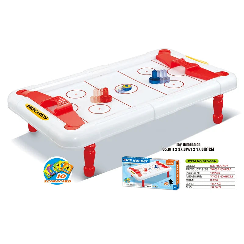 KTX-431635 Indoor Mini Ice Hockey Game Table for Kids - Family Fun Toy for Ages 3 and Up