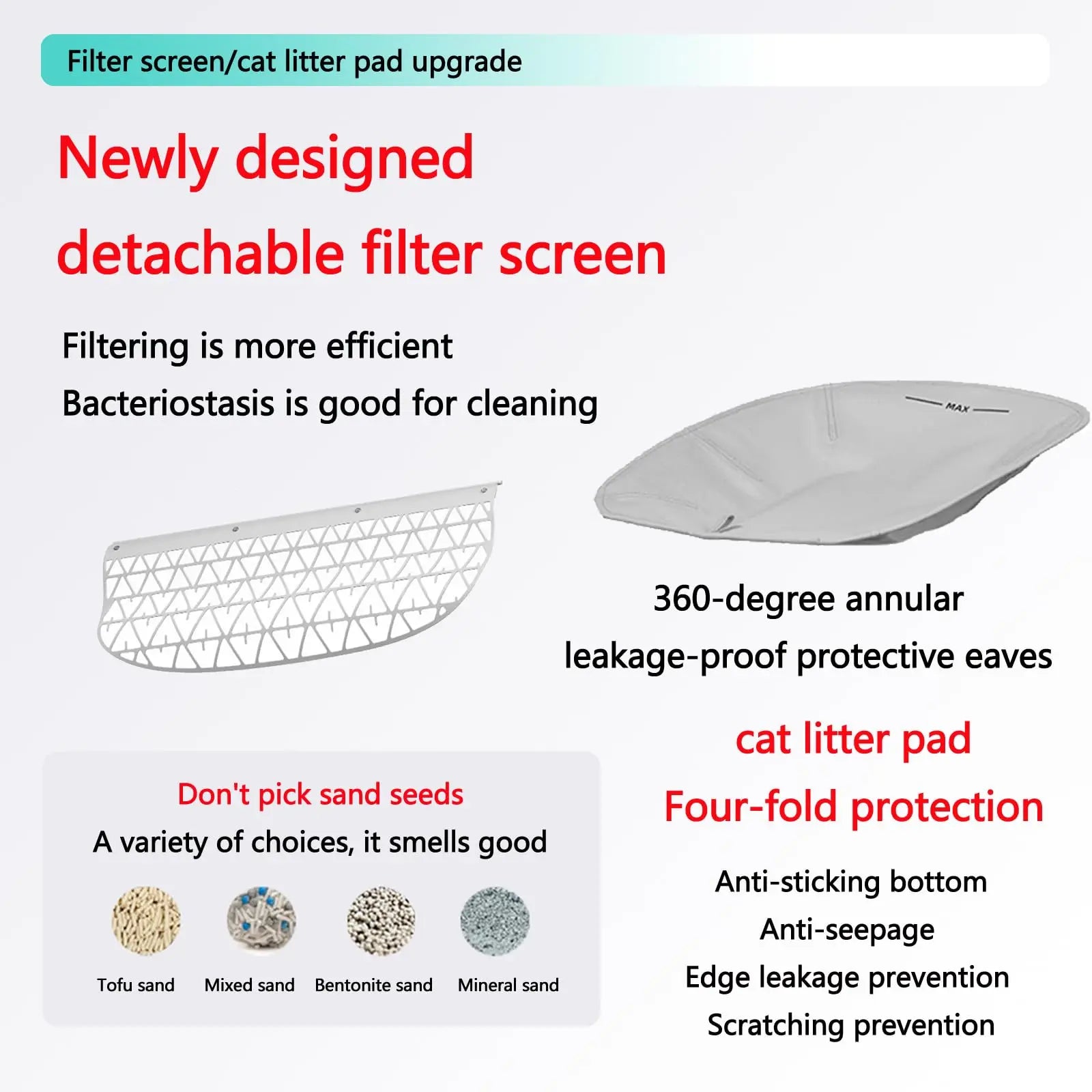 KTX-432979 Automatic Self-Cleaning Cat Litter Box with Large Capacity and Remote Control, Odor Control Features