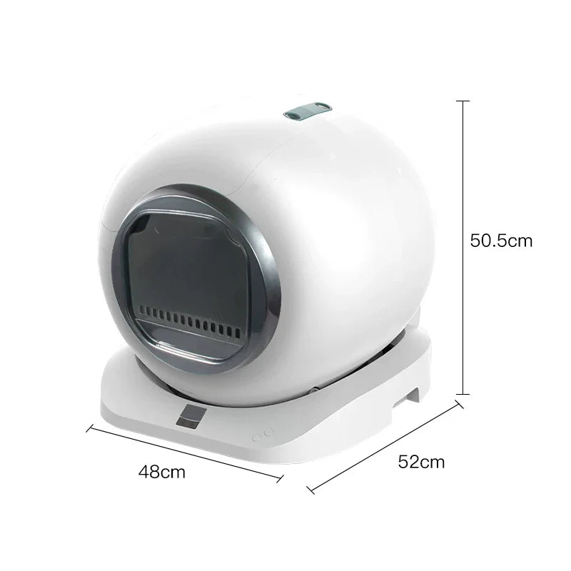 KTX-432979 Automatic Self-Cleaning Cat Litter Box with Large Capacity and Remote Control, Odor Control Features