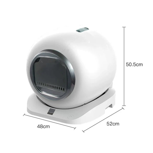 KTX-432979 Automatic Self-Cleaning Cat Litter Box with Large Capacity and Remote Control, Odor Control Features