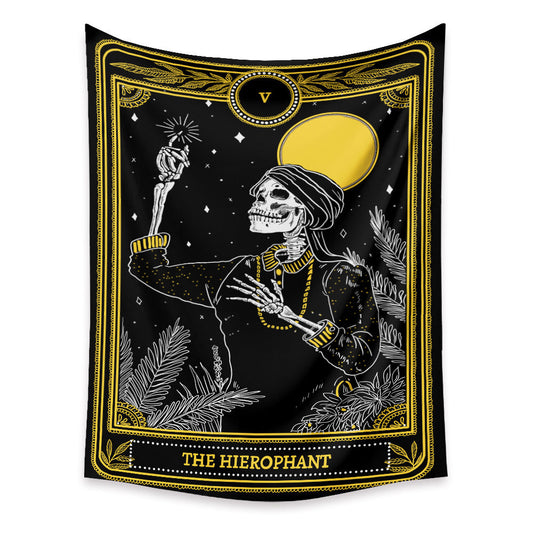 KTX-433683 Tarot Cards Tapestry with Psychedelic Boho Design - Available in Multiple Sizes