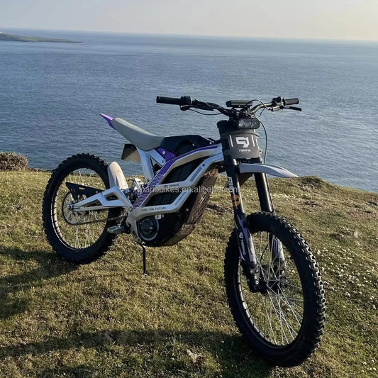 KTX-434387 High-Performance Electric Dirt Bike 72V 8500W Mid Motor Off-Road Motorcycle, 80km/h Speed