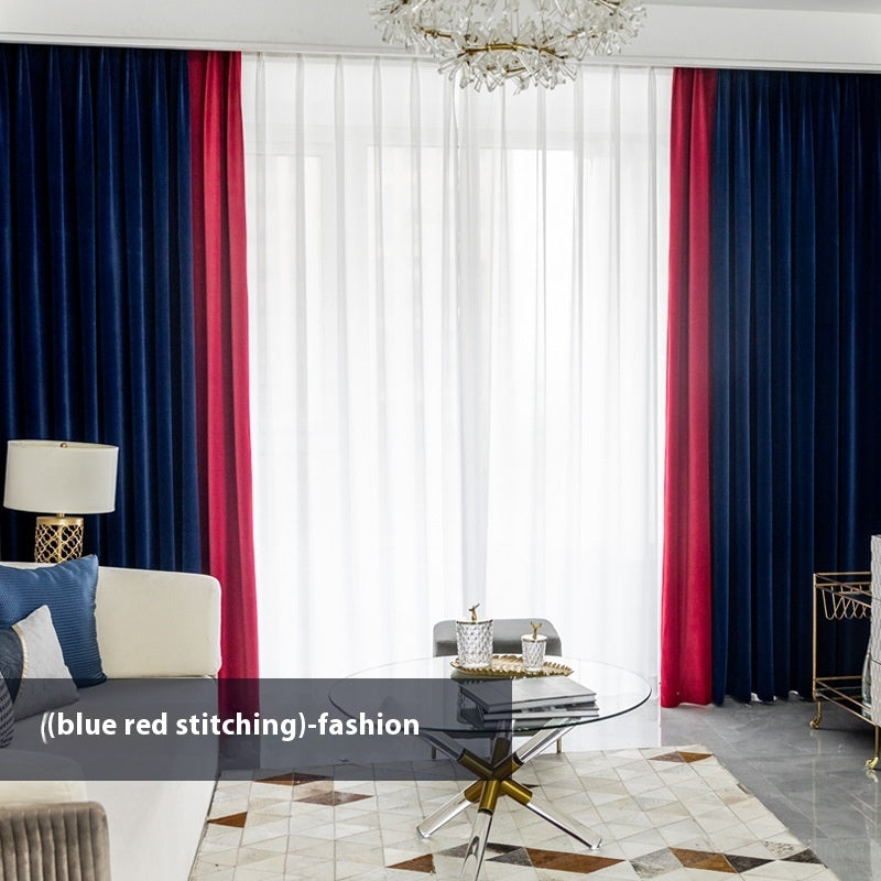 KTX-434387 Plush Velvet Insulated Curtains with Various Color Options and Modern Design
