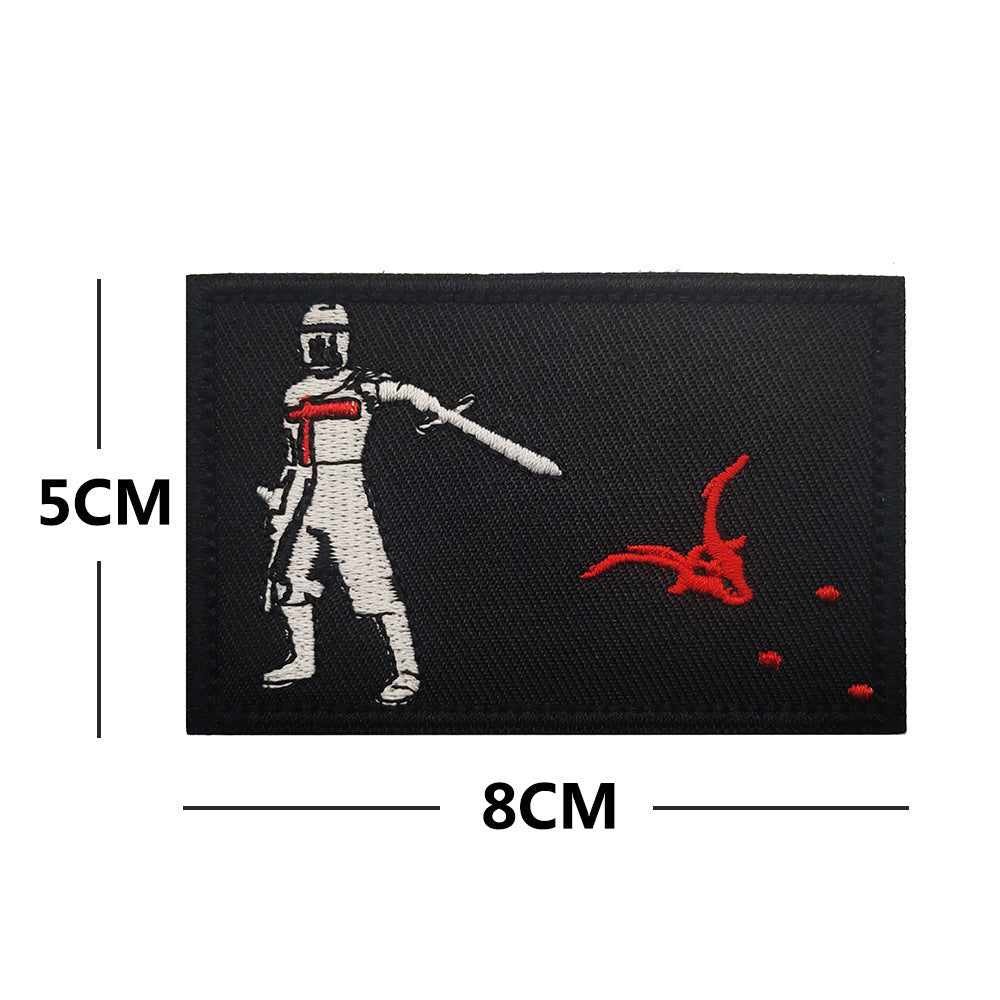 KTX-435667 Pirate Style Velcro Patch Armband for Outdoor Sports - Multiple Designs Available