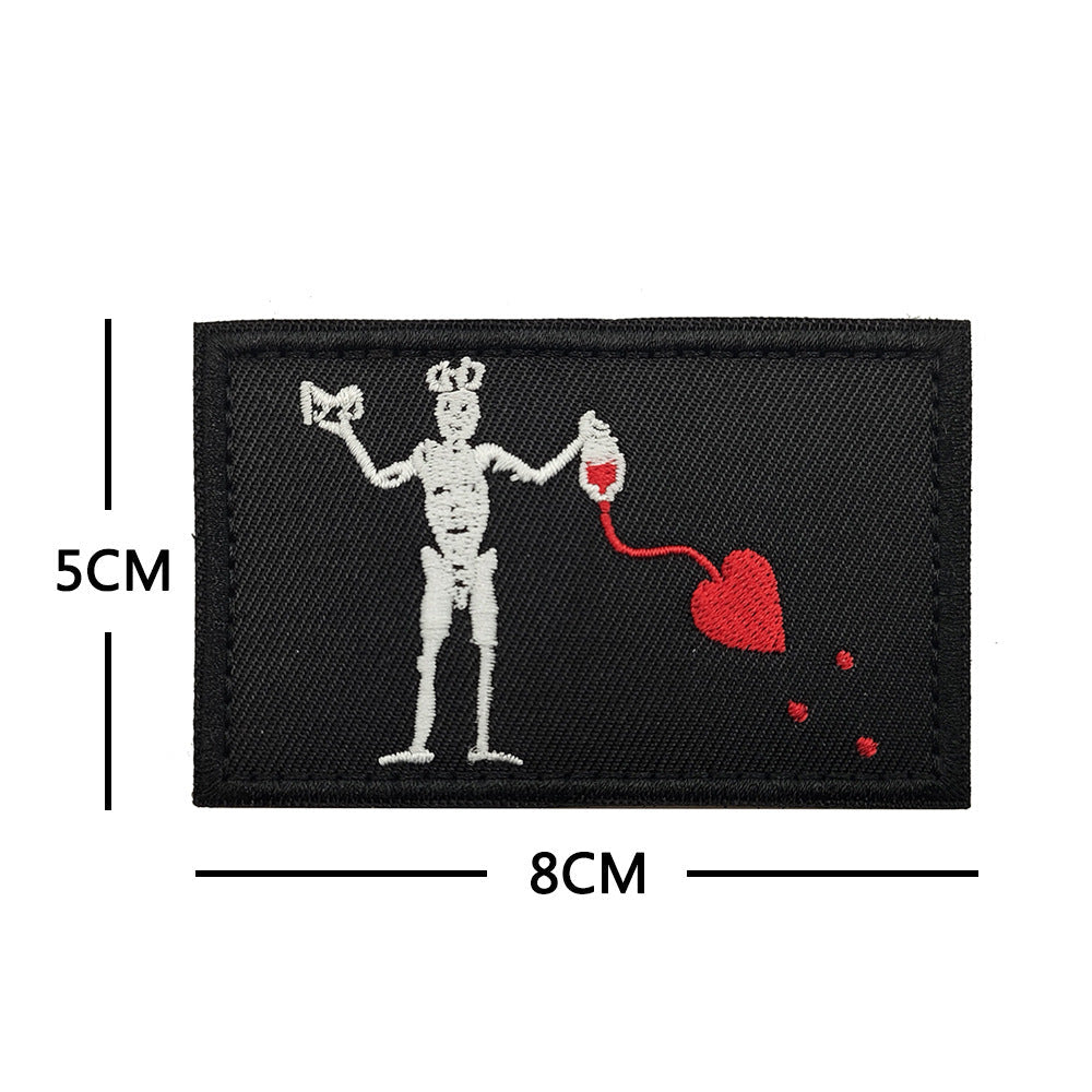 KTX-435667 Pirate Style Velcro Patch Armband for Outdoor Sports - Multiple Designs Available