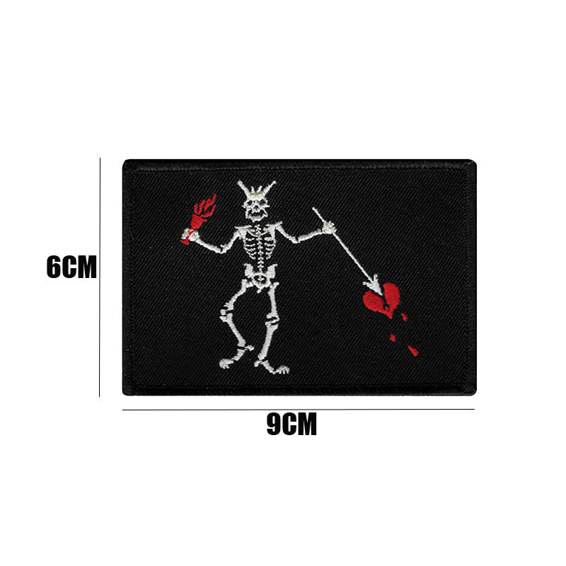 KTX-435667 Pirate Style Velcro Patch Armband for Outdoor Sports - Multiple Designs Available