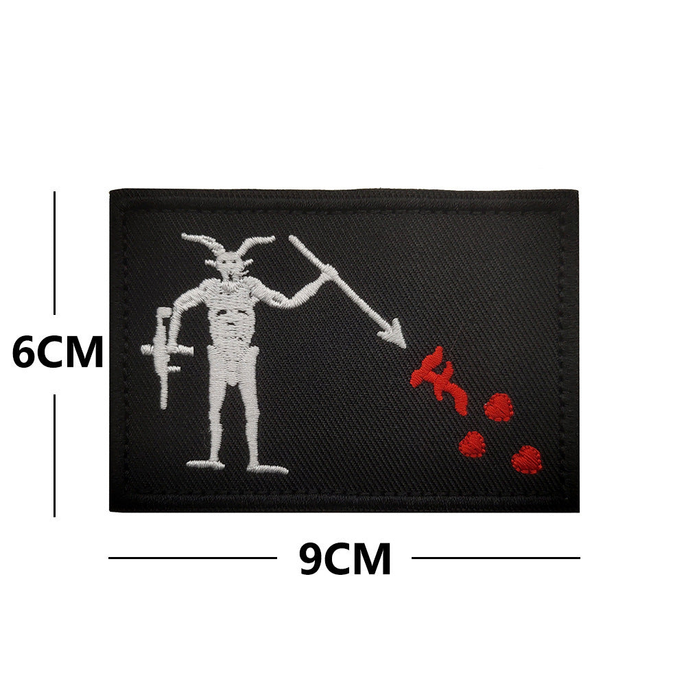 KTX-435667 Pirate Style Velcro Patch Armband for Outdoor Sports - Multiple Designs Available