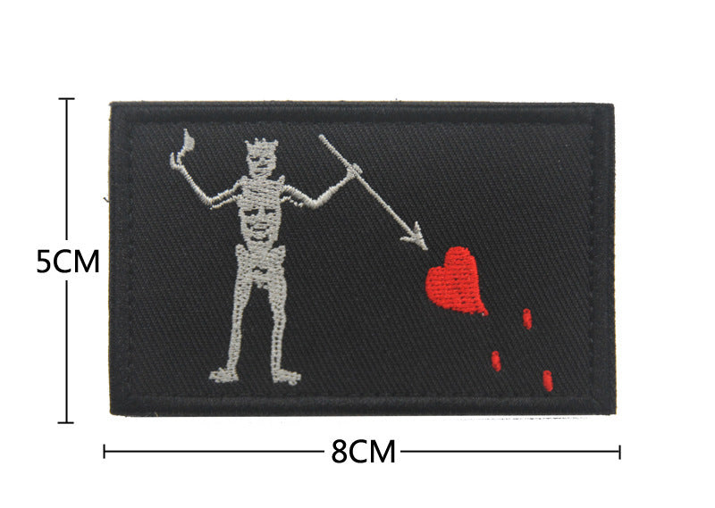 KTX-435667 Pirate Style Velcro Patch Armband for Outdoor Sports - Multiple Designs Available