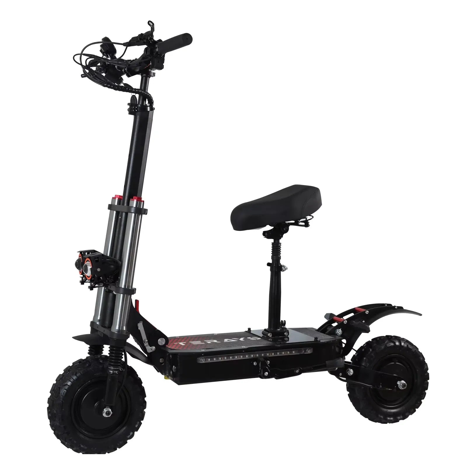 KTX-435859 High-Performance Foldable 60V Off-Road Electric Scooter with 11" Tires, 80-85KM/H Speed, 90-100KM Range