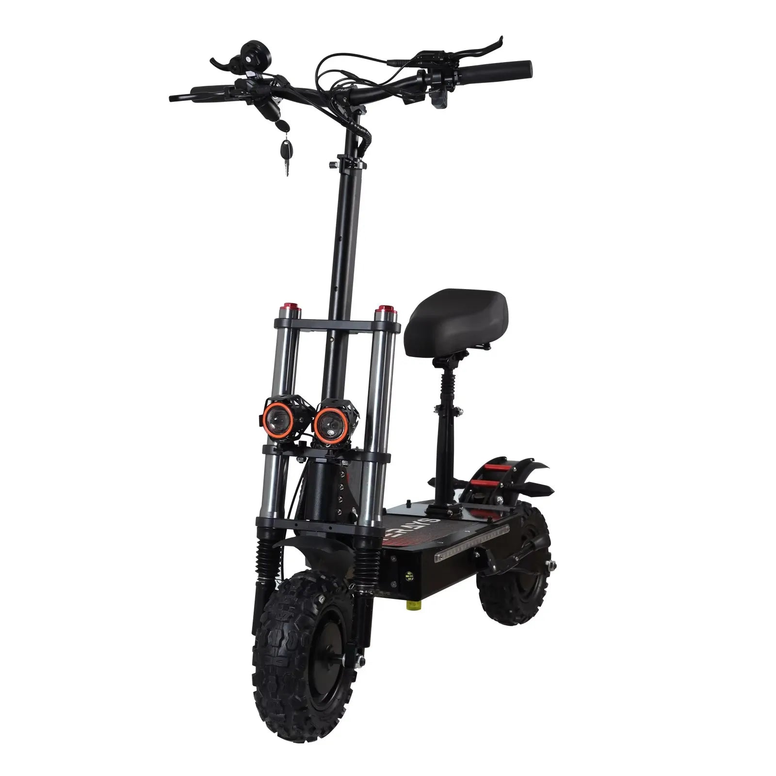 KTX-435859 High-Performance Foldable 60V Off-Road Electric Scooter with 11" Tires, 80-85KM/H Speed, 90-100KM Range