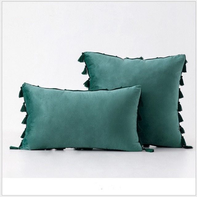 KTX-435987 Plush Velvet Sofa Pillowcase for Cozy Home Decor
