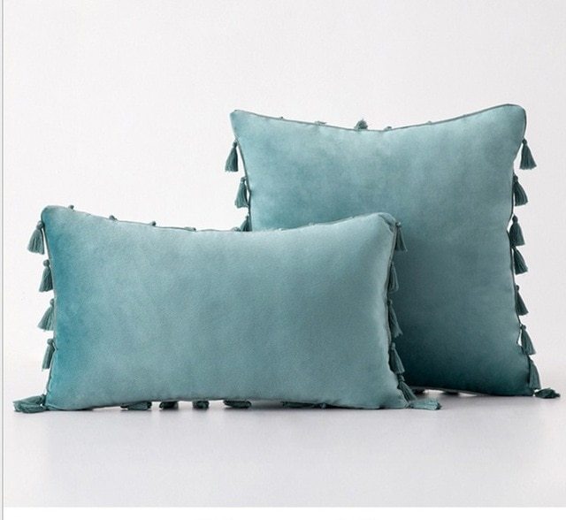 KTX-435987 Plush Velvet Sofa Pillowcase for Cozy Home Decor