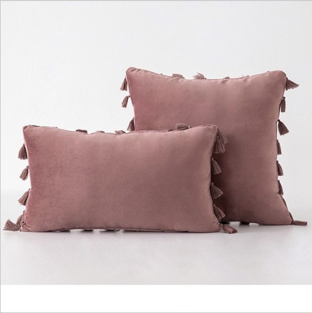 KTX-435987 Plush Velvet Sofa Pillowcase for Cozy Home Decor