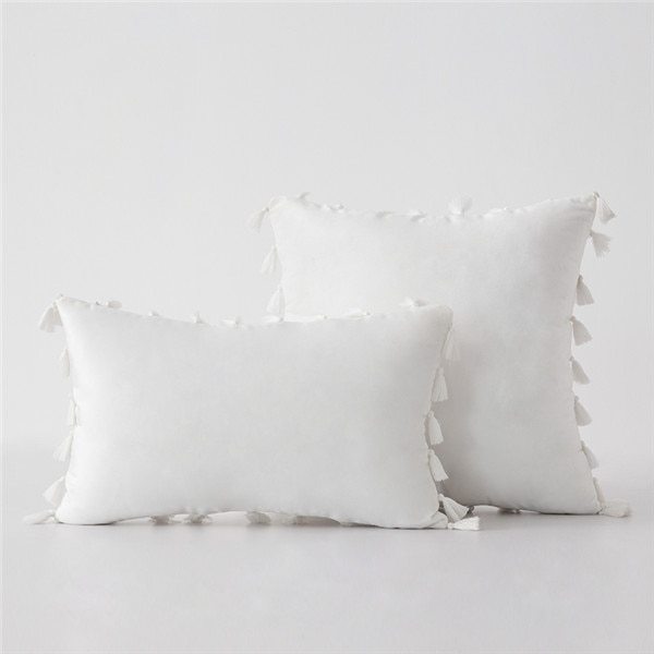 KTX-435987 Plush Velvet Sofa Pillowcase for Cozy Home Decor