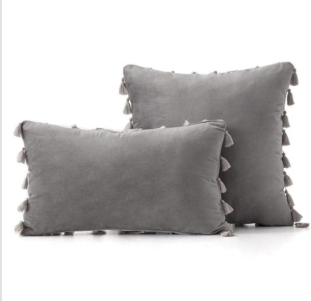 KTX-435987 Plush Velvet Sofa Pillowcase for Cozy Home Decor