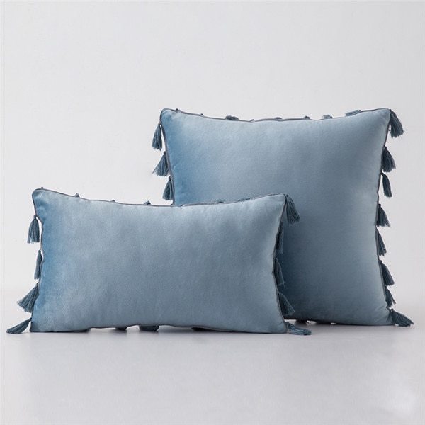 KTX-435987 Plush Velvet Sofa Pillowcase for Cozy Home Decor