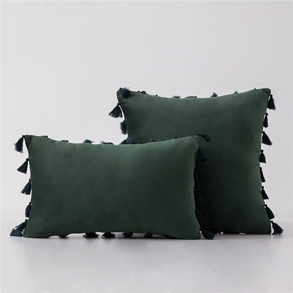 KTX-435987 Plush Velvet Sofa Pillowcase for Cozy Home Decor