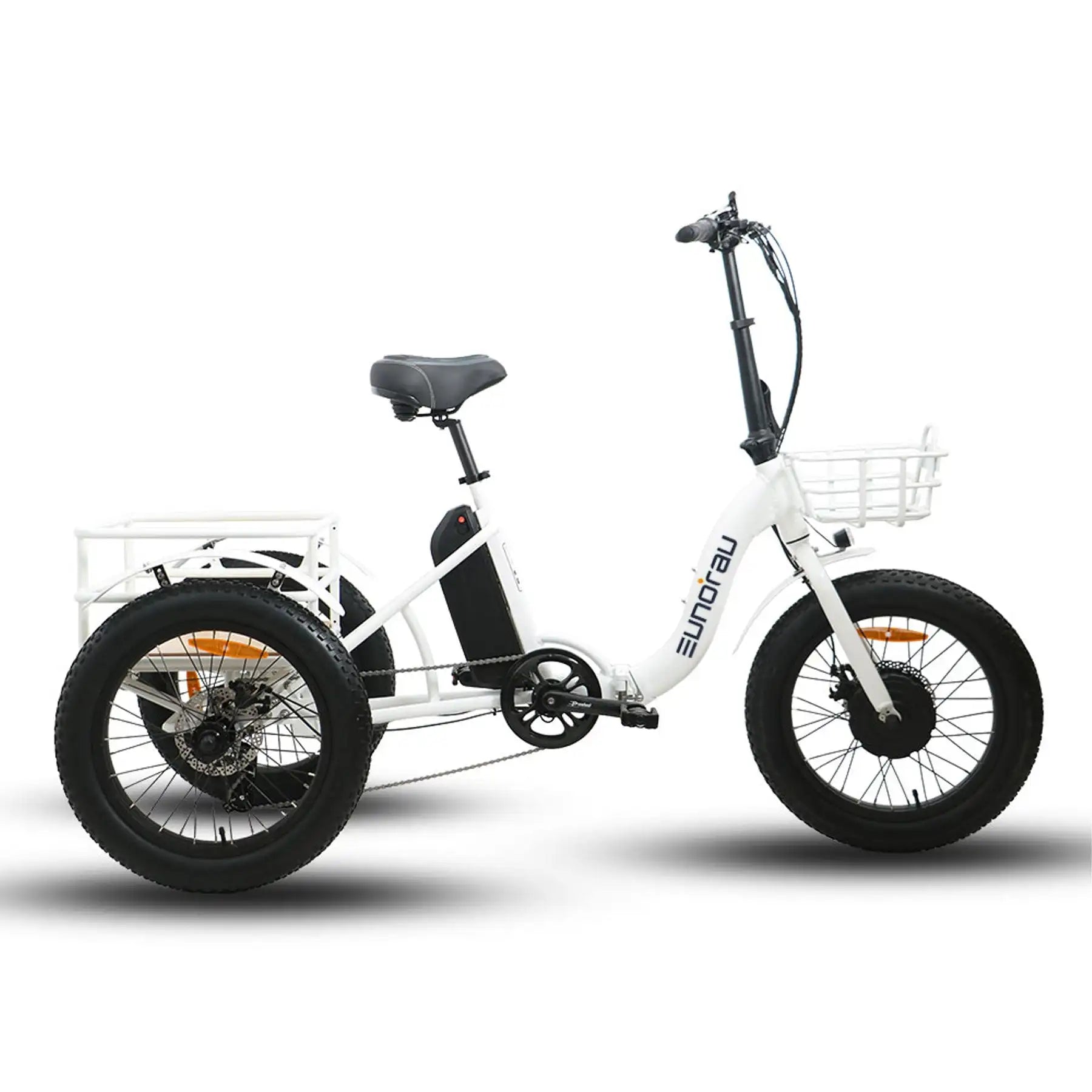 KTX-436307 Electric Tricycle with 48V 500W Motor and 7-Speed Gear System, 20-Inch Wheels, Disc Brakes