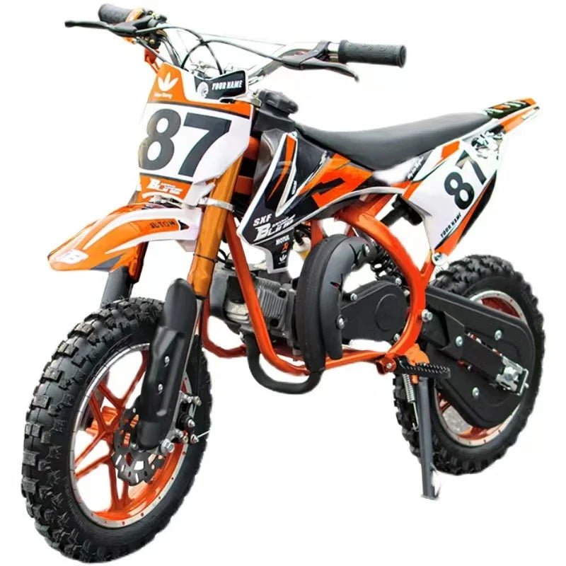 KTX-436563 Kids Minibike Pocket Bike 49cc Mini Cross Motocicleta with Disc Brakes and Chain Drive