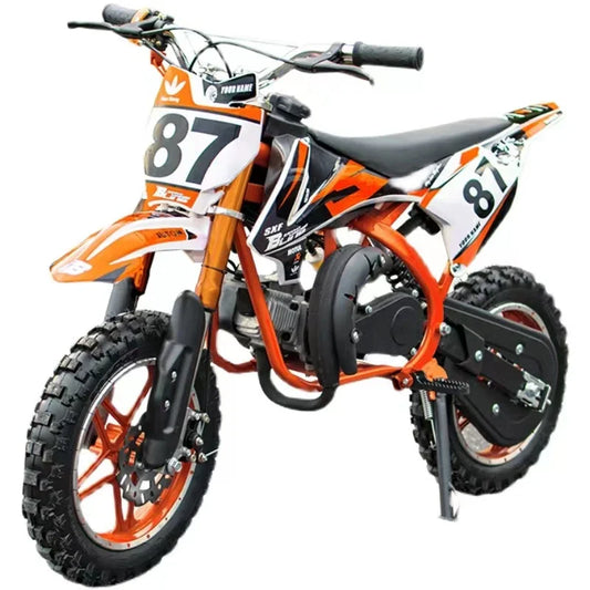 KTX-436563 Kids Minibike Pocket Bike 49cc Mini Cross Motocicleta with Disc Brakes and Chain Drive