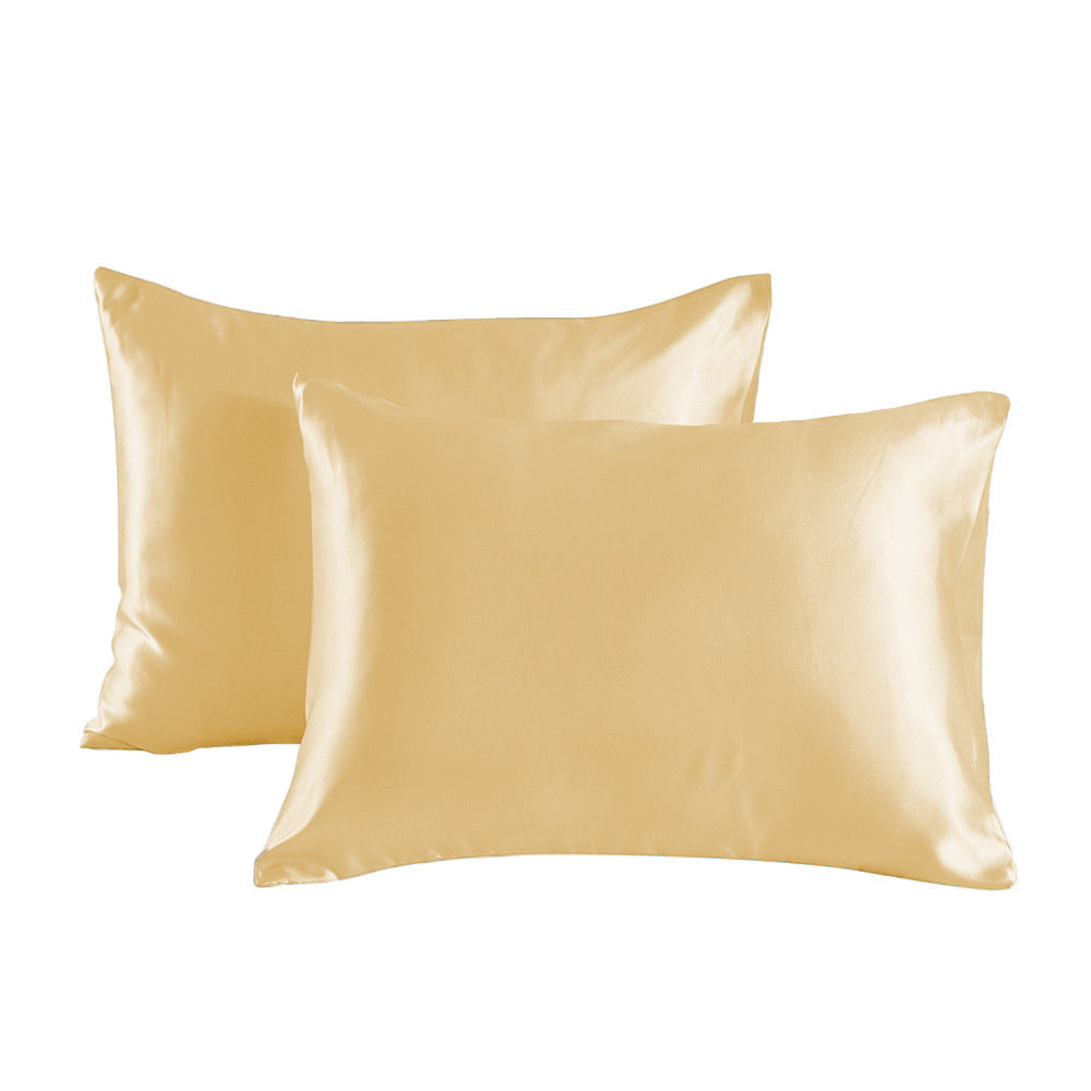 KTX-436819 Set of 2 Soft Pillowcases with Envelope Closure for Hair and Skin Protection