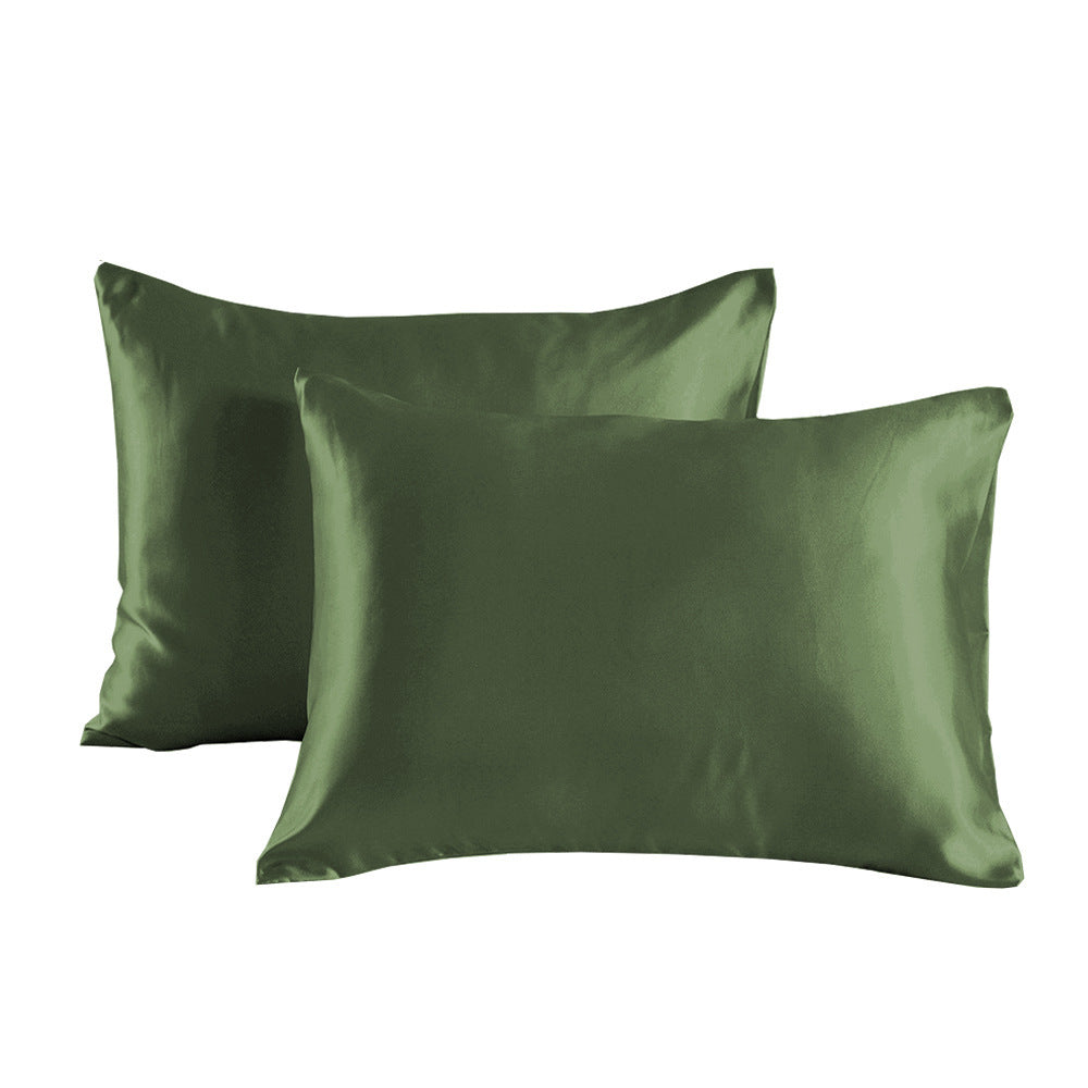KTX-436819 Set of 2 Soft Pillowcases with Envelope Closure for Hair and Skin Protection