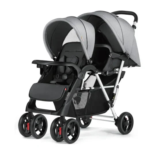 KTX-437331 Double Stroller for Twins – Versatile and Compact Baby Pram for Easy Travel