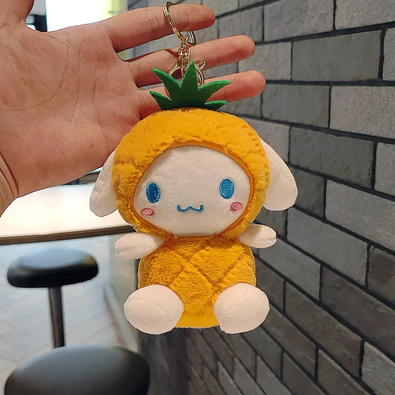 KTX-437971 Jiumaishop My Melody Plush Keychain Soft Stuffed Doll - Adorable Portable Toy for All Ages