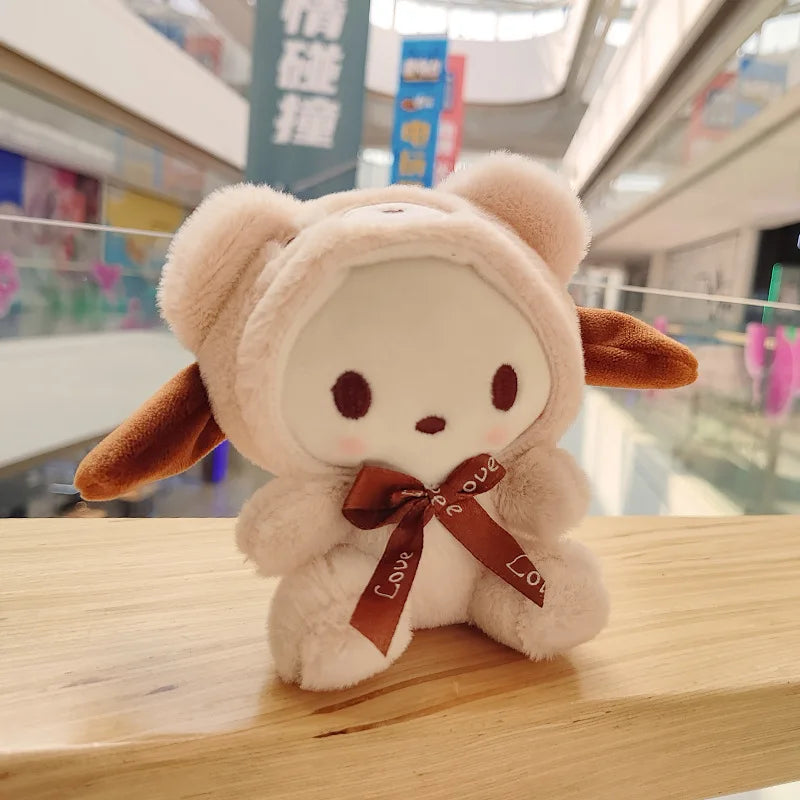 KTX-437971 Jiumaishop My Melody Plush Keychain Soft Stuffed Doll - Adorable Portable Toy for All Ages