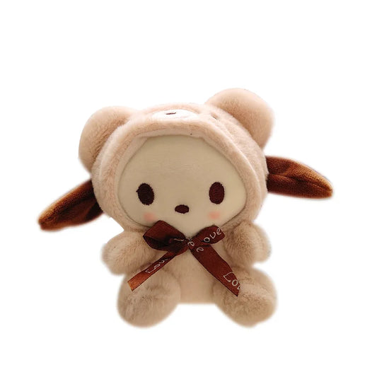 KTX-437971 Jiumaishop My Melody Plush Keychain Soft Stuffed Doll - Adorable Portable Toy for All Ages