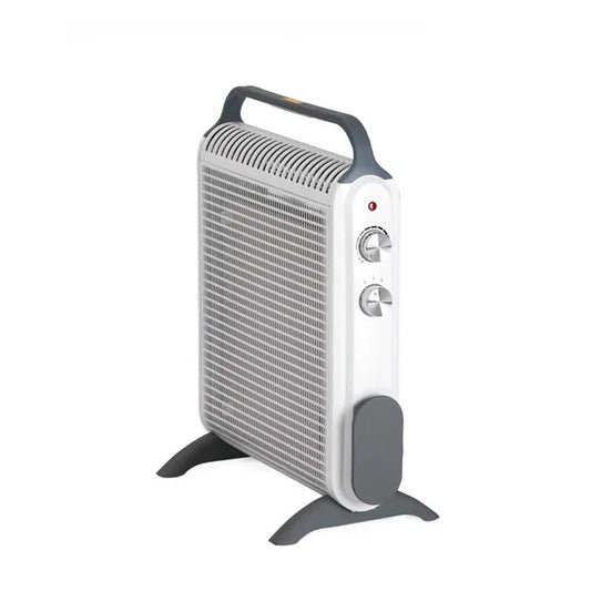 KTX-439635 Silent 2000W Portable Infrared Convector Heater with Tip Over and Overheat Protection for Indoor Use