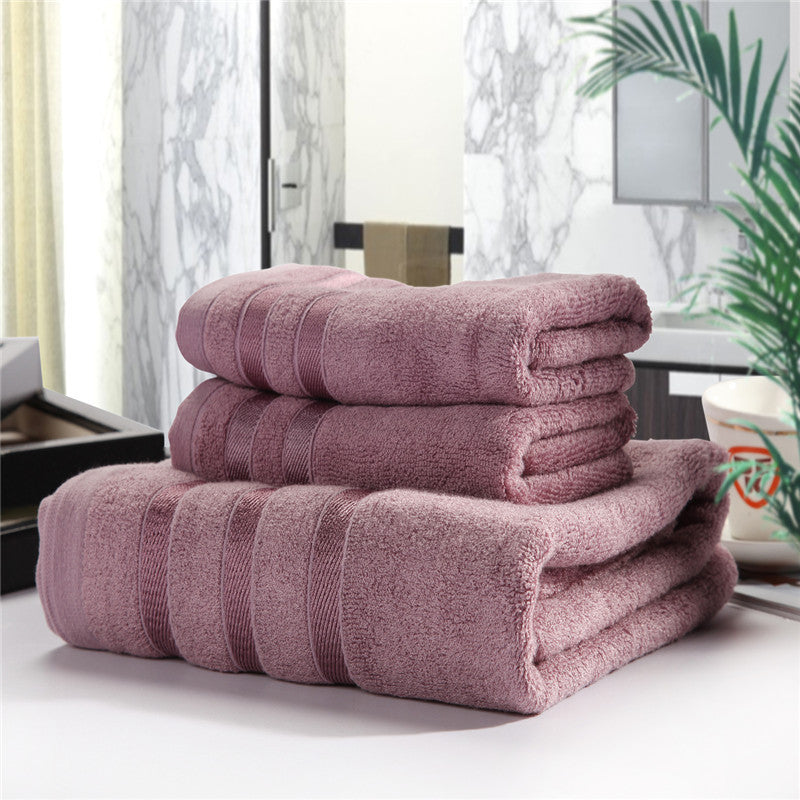 KTX-440019 Bamboo Fiber Towel Set - Antibacterial, Hypoallergenic, Soft & Highly Absorbent