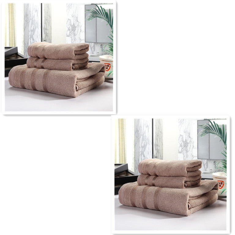 KTX-440019 Bamboo Fiber Towel Set - Antibacterial, Hypoallergenic, Soft & Highly Absorbent