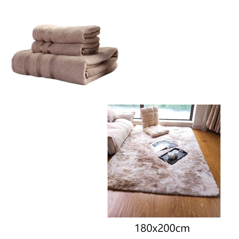 KTX-440019 Bamboo Fiber Towel Set - Antibacterial, Hypoallergenic, Soft & Highly Absorbent